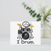Drum Briefkaart (Staand voorkant)