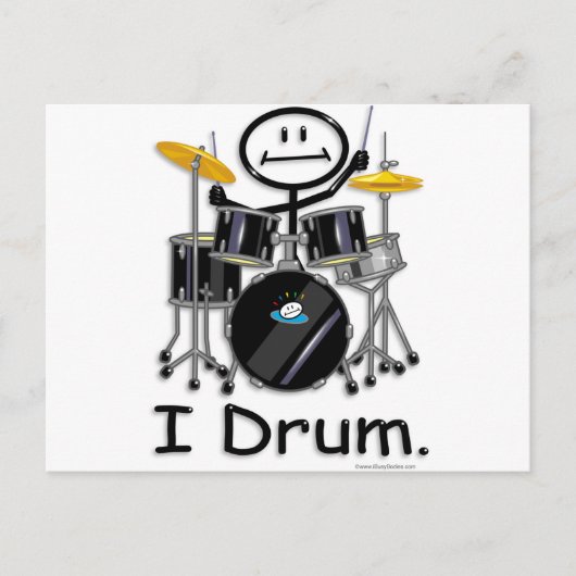 Drum Briefkaart (Voorkant)