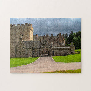 Drum Castle Schotland. Legpuzzel
