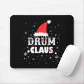 Drum Claus Santa Christmas Drummer Long Sleeve  Muismat (Met muis)