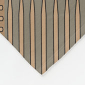 Drum Crosshatch Multicolor Fleece Deken (Hoek)