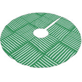 Drum Crosshatch Rood Kerstboom Rok (Gekanteld)