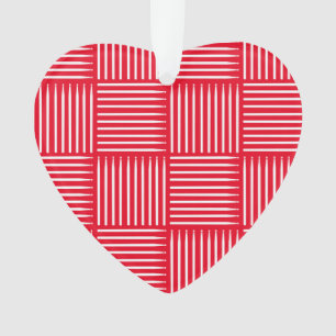 Drum Crosshatch Rood Ornament