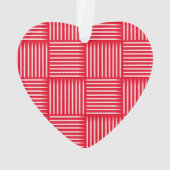 Drum Crosshatch Rood Ornament (achterkant)