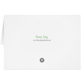 Drum Day Notecard (Achterkant Horizontaal)