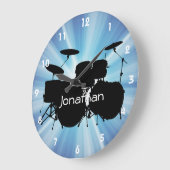 Drum Design Wall-vergrendeling Grote Klok (Hoek)