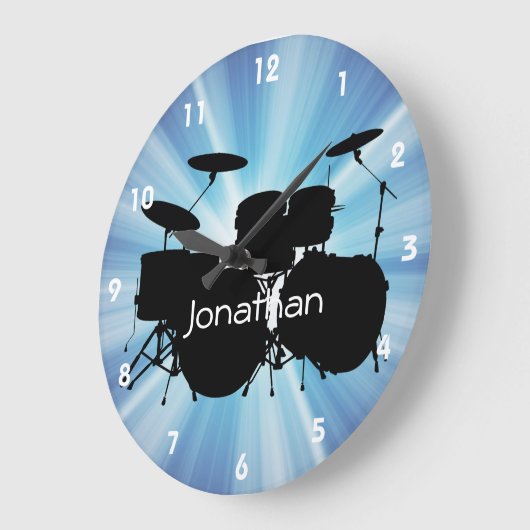 Drum Design Wall-vergrendeling Grote Klok (Hoek)