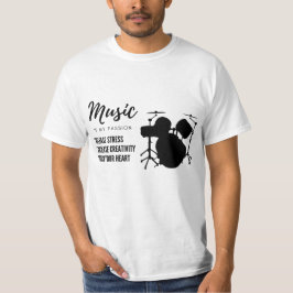 drum, drummer, muziek, minnaar t-shirt