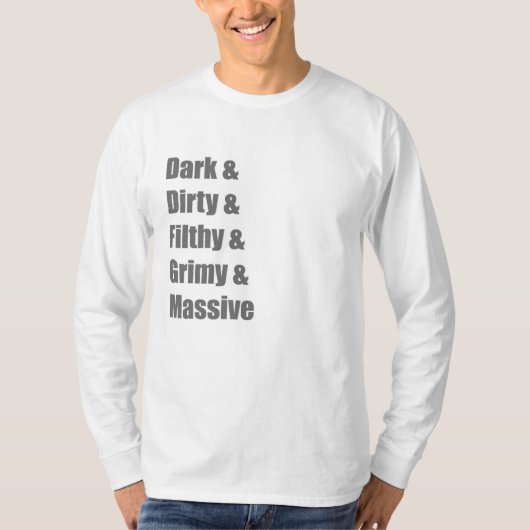 Drum en Bas DnB Electro Dub stap Dubstep Grime T-shirt (Voorkant)