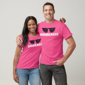 Drum en bas zonnebril t-shirt (Unisex)