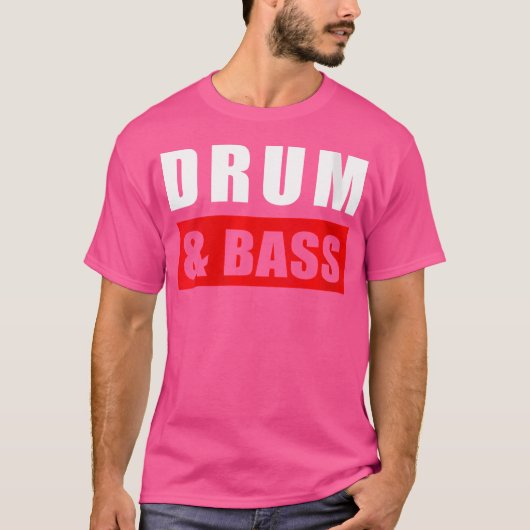 Drum en basmuziek DNB T-shirt (Voorkant)