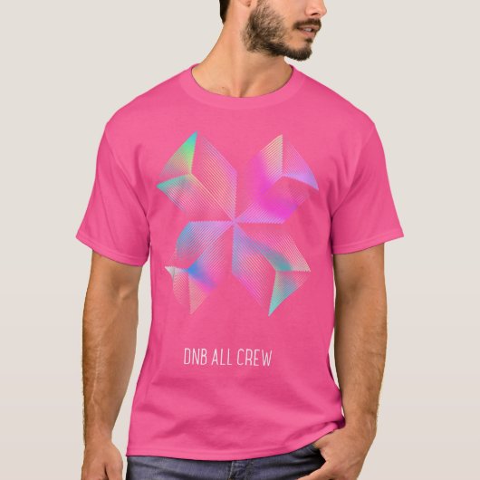 Drum en basmuziek Liquid Dubstep EDM DNB T-shirt (Voorkant)