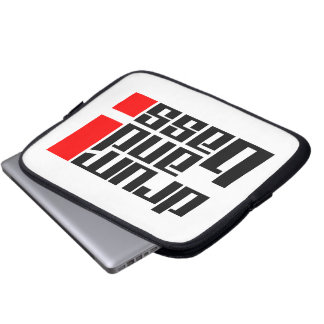 Drum- en Bass-laptophoes Laptop Sleeve