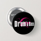 Drum en Bass Mob Ronde Button 5,7 Cm (Voorkant /achterkant)