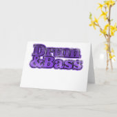 Drum en Bass Paarse Kaart (Gele Bloem)