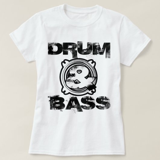 Drum en Bass Subwoofer T-shirt (Design voorkant)