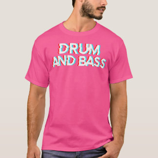 Drum en Bass Suit Instrumental Music Band Design T-shirt