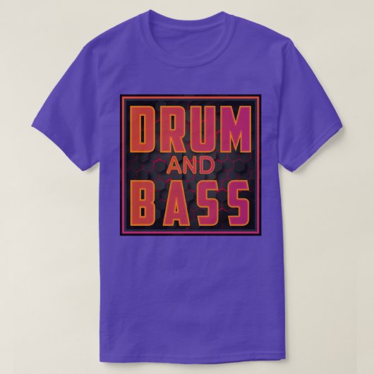 DRUM en BASS T-shirt (Design voorkant)