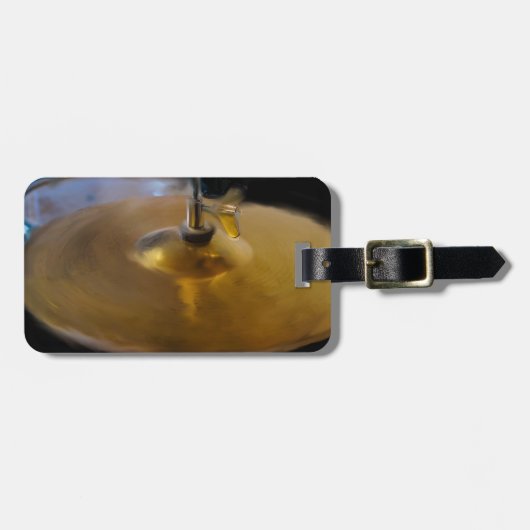 DRUM EN CYMBOL BAGAGELABEL (Voorkant horizontaal)