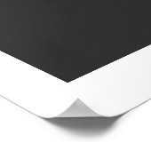 Drum for walls black and white poster (Hoek)