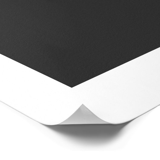 Drum for walls black and white poster (Hoek)