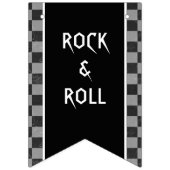 Drum Geboren in Rock & Roll Drummer Rocker Musicia Vlaggetjes (Tweede vlag)