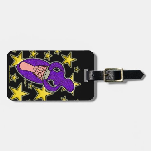 Drum Goddess Bagagelabel (Voorkant horizontaal)