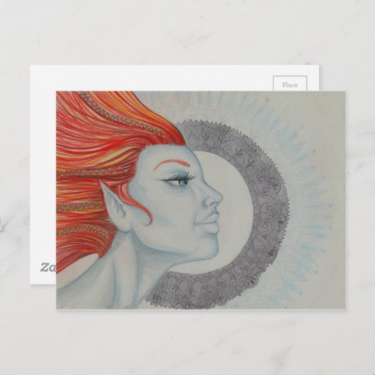 Drum Goddess Briefkaart (Voorkant / Achterkant)