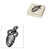 Drum Goddess v.2 Rubberstempel (Gestempeld)