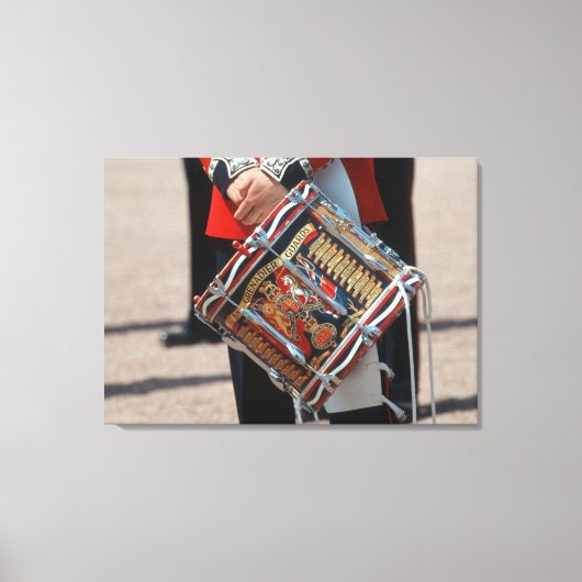 Drum Grenadier Guards - Londen Canvas Afdruk (Voorkant)
