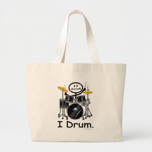 Drum Grote Tote Bag (Voorkant)