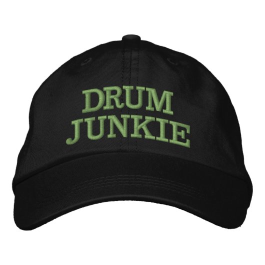 DRUM JUNKIE Drummer Pet Drumming Rock Music Band (Voorkant)