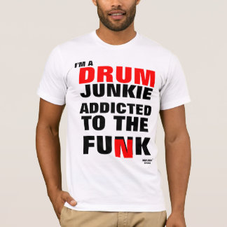 Drum Junkie - zwart T-shirt