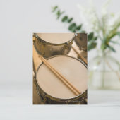 Drum Kit 3 Briefkaart (Staand voorkant)