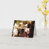 Drum Kit Aangepaste Kaart (Gele Bloem)