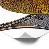 Drum Kit Drummer Print Rock N Roll Music Poster (Hoek)