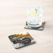 Drum Kit Drummer Rock personaliseren Aanpassen Bier Onderzetter (Rechterzijde)