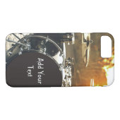 Drum Kit Drummer Rock personaliseren Aanpassen Case-Mate iPhone Case (Achterkant (Horizontaal))