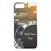 Drum Kit Drummer Rock personaliseren Aanpassen Case-Mate iPhone Case (Achterkant)