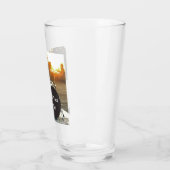 Drum Kit Drummer Rock personaliseren Aanpassen Glas (Links)