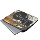 Drum Kit Drummer Rock personaliseren Aanpassen Laptop Sleeve (Voorkant onderkant)