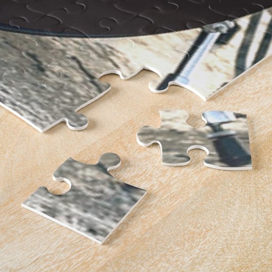 Drum Kit Drummer Rock personaliseren Aanpassen Legpuzzel (Zijkant)