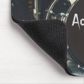 Drum Kit Drummer Rock personaliseren Aanpassen Muismat (Hoek)