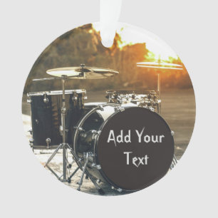Drum Kit Drummer Rock personaliseren Aanpassen Ornament