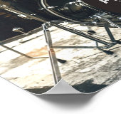 Drum Kit Drummer Rock personaliseren Aanpassen Poster (Hoek)