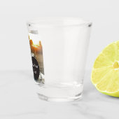 Drum Kit Drummer Rock personaliseren Aanpassen Shot Glas (Rechts)