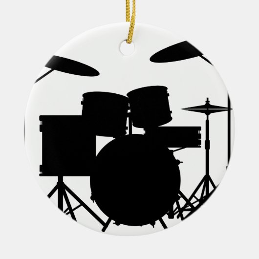 Drum Kit Keramisch Ornament (Voorkant)