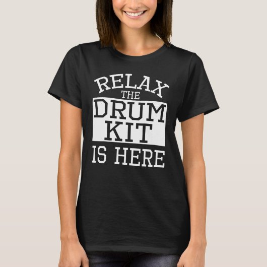Drum Kit Kleding Leuk Kits Ontwerp T-shirt (Voorkant)