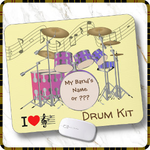 DRUM KIT op een muismat #2 - Ik 'Hou Van' Muziek