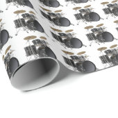 Drum Kit-papier Cadeaupapier (Rol Hoek)
